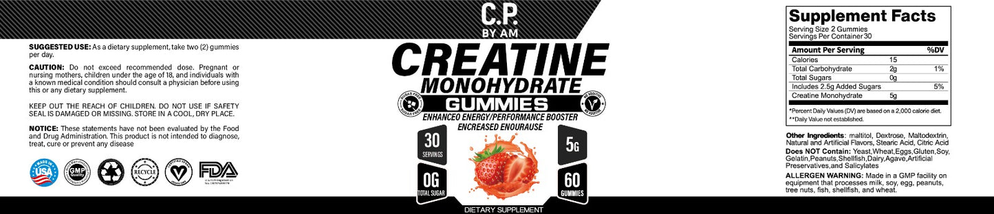 3 units Creatine Gummies